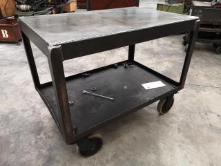 Heavy Steel Workshop Cart Trolley