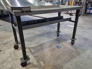 Heavy Duty Mobile Table Trolley