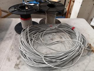 Spools & Loose Rolls of Unitronic LAN STP/S CAT6A 4x2xAWG26 Cables