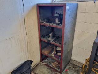 Sturdy Galvanised Steel Storage Shelf Cabinet