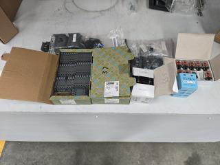 Electrical Components Lot Phoenix Contact CHNT Omron Relays Terminals Fuses
