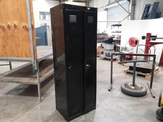 Pair of Steel Workshop Personnel Lockers