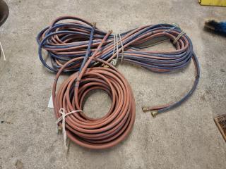 Pair of 2 Oxy/Acetylene Gas Hoses