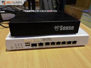 2x Network Security Firewall Units by Draytek & PF Sense