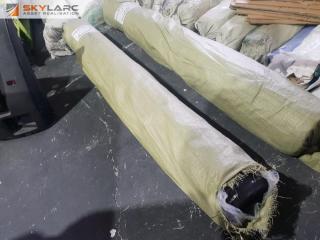 100 Metre Roll of Black Polyester Fabric