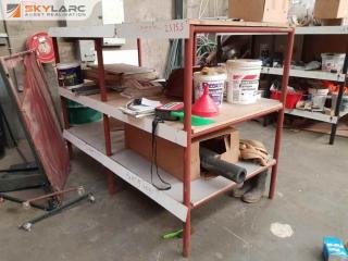 Workshop Shelving Unit and Contents