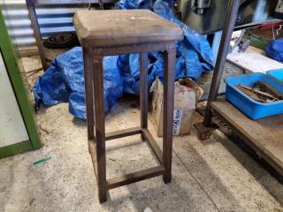 Vintage Antique Workshop Stool