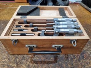 Outside Micrometer Set, 0-100mm Range