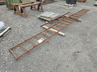 Steel Fabricated Ladders and Grating Panels Lot
