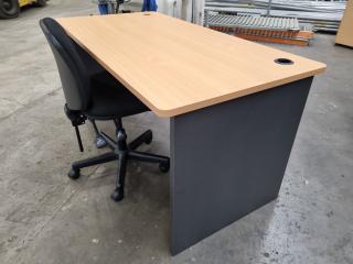 Office Workstation Desk w/ Chair