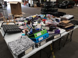 Large Lot of Assorted Office Supplies Accessories