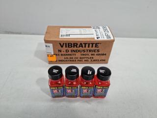 4 x Vibra-Tite VC-3 Threadmate Thread Locker 30ml