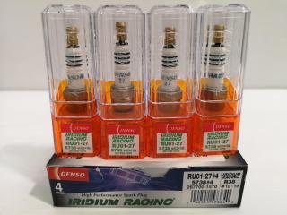 4x Denso Iridium Racing High Performance Spark Plugs RU01-27