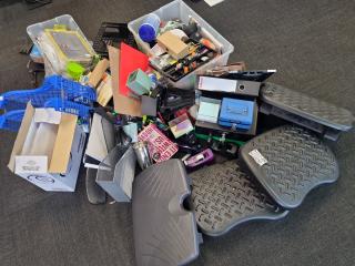 Assorted Lot of Office Supplies, Accesories, & More