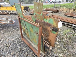 Recycled Handyman's Lot of Steel Plates