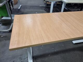 Adjustable Height Office Corner Desk