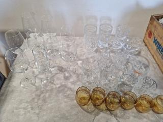 Assorted Glassware