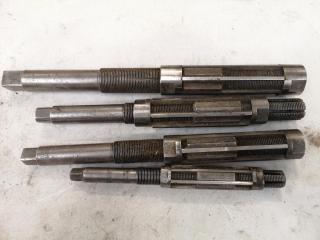 4x Assorted Milling Reamers