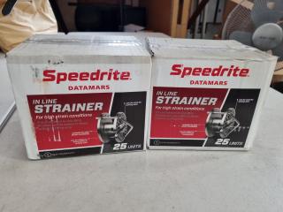 Speedrite In Line Strainers, 50x Units