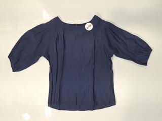 Olga de Polga Gleam Blouse - Navy  - Size 0