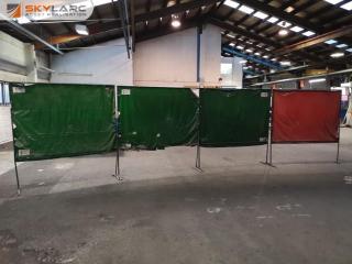 4x Industrial Welding Screens