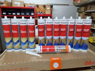 7x Tubes Wurth Multifibre Adhesive + 4x PVR Construction Rapid