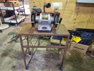 Ryobi Bench Grinder on Stand