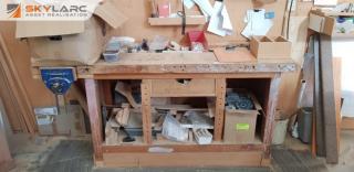 Timber Workbench and Contents