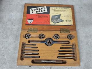 Antique or Vintage Tap & Die Set by The British Tap & Die Co Ltd