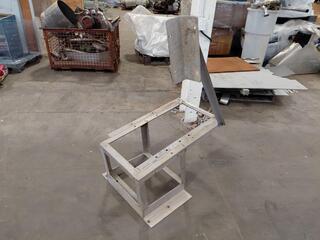 Stainless Steel Welded Frame Stand with Angled Plate