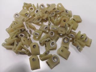 50x Aviation Plastic Loop Clamps for Wire Support Type MS25281 R2