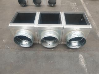 3 x Insulated Ductwork Grille Boxes