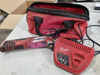 Milwaukee M12 Cordless Multi Tool w/ Charger & Tool Bag