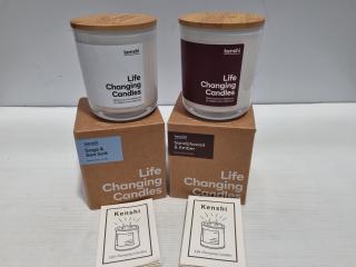 2x Kenshi Life Changing Sented Candles, 400g