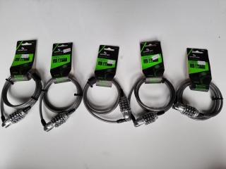 5x Syncros Combination Cable Locks