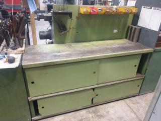 Timber Workbench and Contents