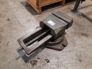 Vintage Heavy Duty Soviet Milling Machine Vice