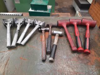 Assorted Lot of Various Hammers and Mallets