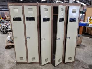 Steel 5-Door Personnel Locker