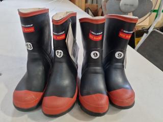 Skellerup Red Band Children Gumboots, Sizes 9 and 13