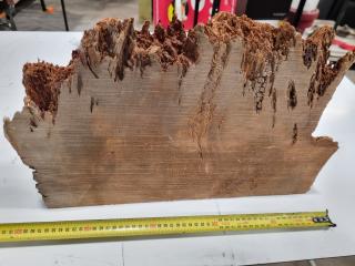 Genuine Swamp Kauri Wood, 500x310x80mm