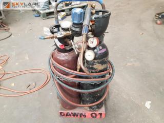 Oxy-Acetylene Gas Kit with Bottles