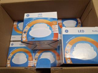 8 GE Buddy LED Downlights