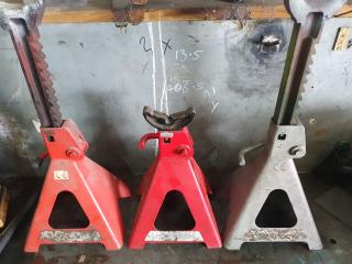 3x 6 Ton Axle Jack Stands 