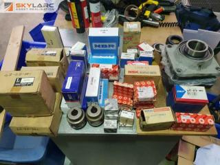 Large Lot of Bearings and Housings