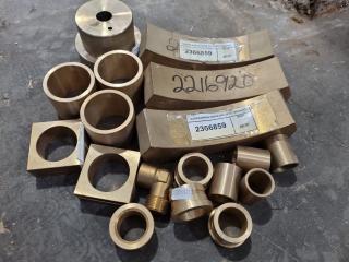 Assorted Brass Fittings, Parts, Components