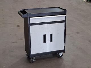 Metal workshop trolley tool cabinet 