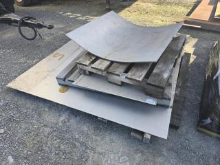 3 Sheets Stainless Plate Steel 