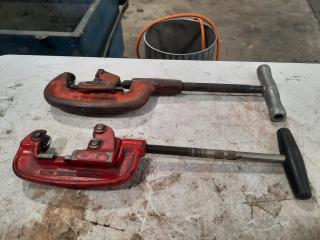 2 x Ridgid & Superego Pipe Cutters