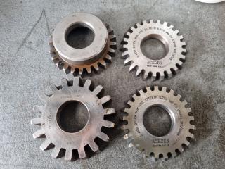 3 x Gear Shaper Cutters